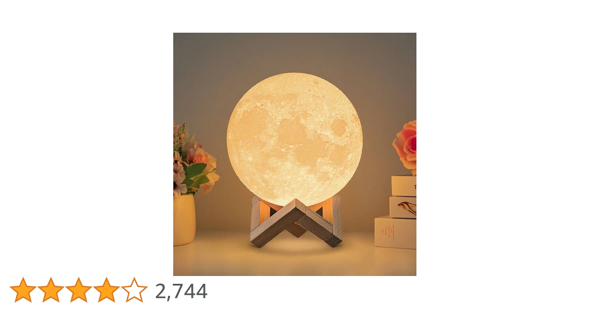 usb充電タッチ調光月ライト 無段階調光 無段階調光 usb充電タッチ調光月ライト